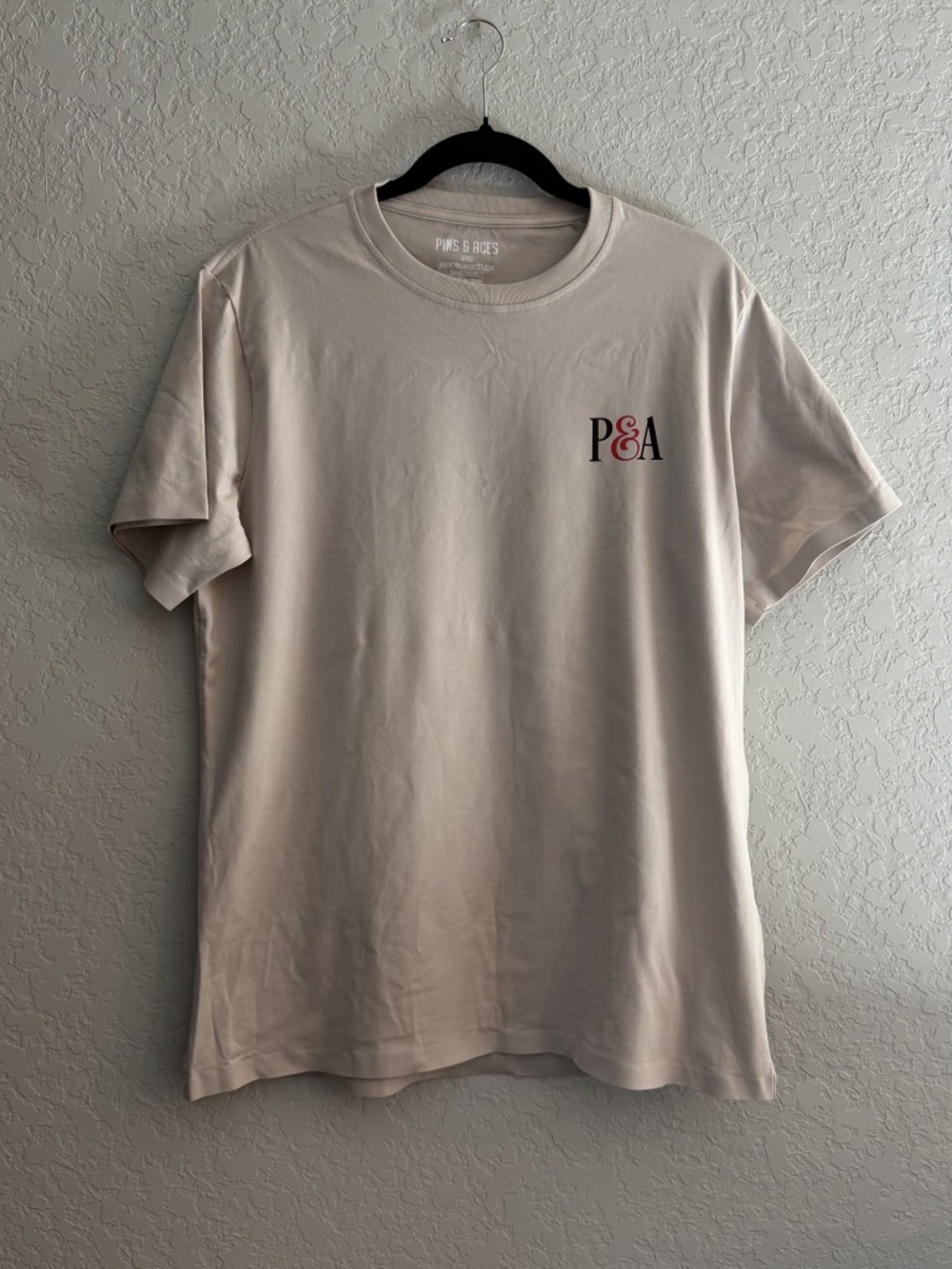 NWOT Pins & Aces Ham N' Egg Golf Club Graphic Tee Stone Men's L